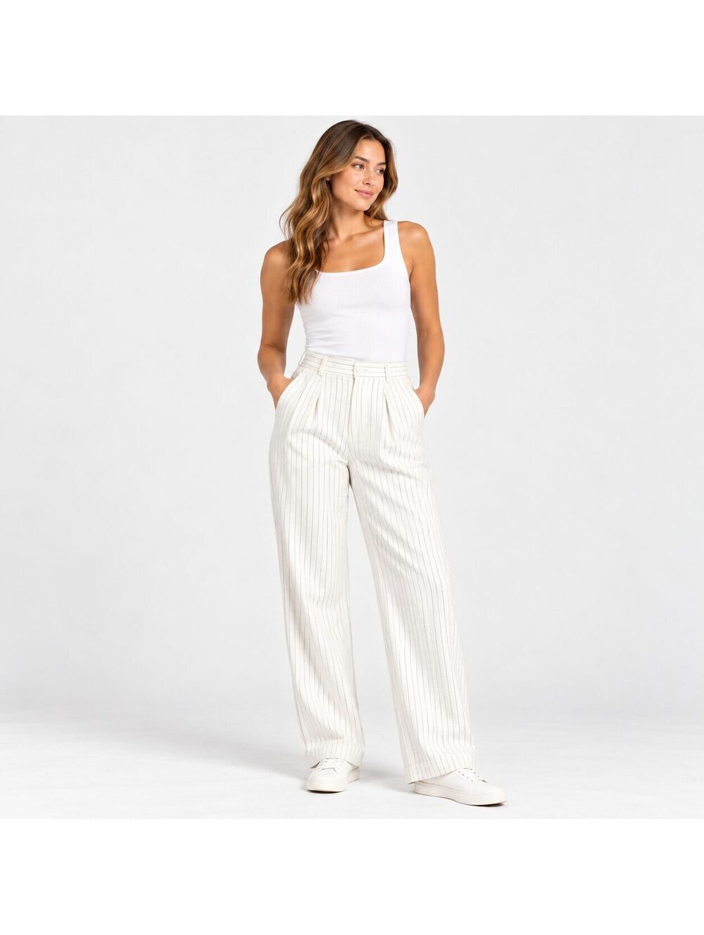 Abercrombie & Fitch Curve Love Ultra High Rise Wide Leg Pants NWT 30 Long